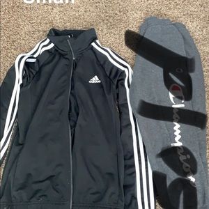 Adidas zip up size small